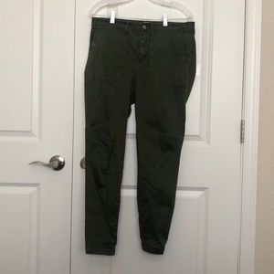 Size 10/30 waist J Crew Olive Pants